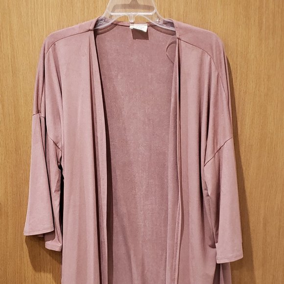 Women's Mauve Cardigan - Picture 2 of 12